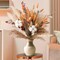 Fall Dried Flower Bouquet – Boho Fall Decor with Pampas Grass, Cotton, and Orange Bunny Tails – Autumn Floral Arrangement for Home, Mantel, or Vase – Fall Decorations for Home Indoor & Porch